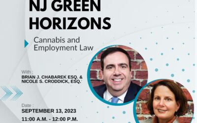 FREE EVENT: “NJ Green Horizons: Cannabis and Employment Law”